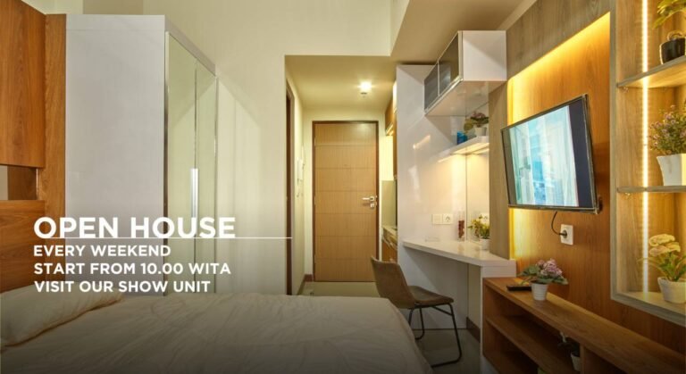 Rasakan kemewahan hidup di VidaView Apartement. Foto interior ini menampilkan desain interior yang elegan.
